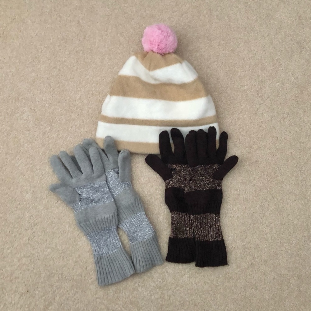 🌸$6🌸 GAP Kids Gloves and Hat Bundle